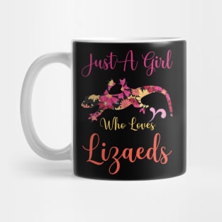 Just a Girl Who Loves Lizards Mug